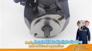 OEM 품질 Rexroth 새로운 애프터마켓 A10VSO18 A10VO18 DR 제어 유압 펌프 데모 보기