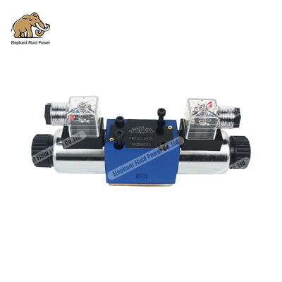 원품 렉스로스 4WE6G 스테인리스 스틸 구조와 350 바 작동 압력 방향 스풀 밸브