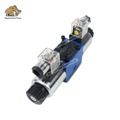 원품 렉스로스 4WE6G 스테인리스 스틸 구조와 350 바 작동 압력 방향 스풀 밸브