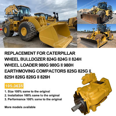 105-3635 Caterpillar 824G 824H 980G 980H를 위한 수압 펌프 조립 장치